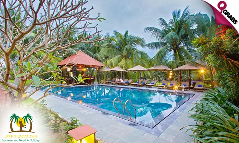 8 Days & 7 Nights at the Riverside Bamboo Resort in Hoi An, Vietnam with Breakfast & Airport Pick-Up for TWO!